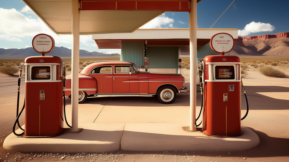 The History of 1950s American Vintage Gas Pumps