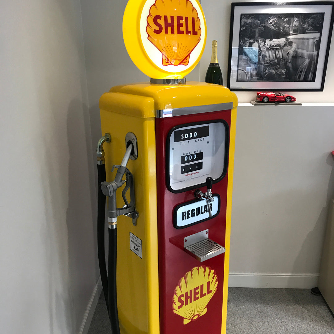automobile memorabilia reproduction petrol pump