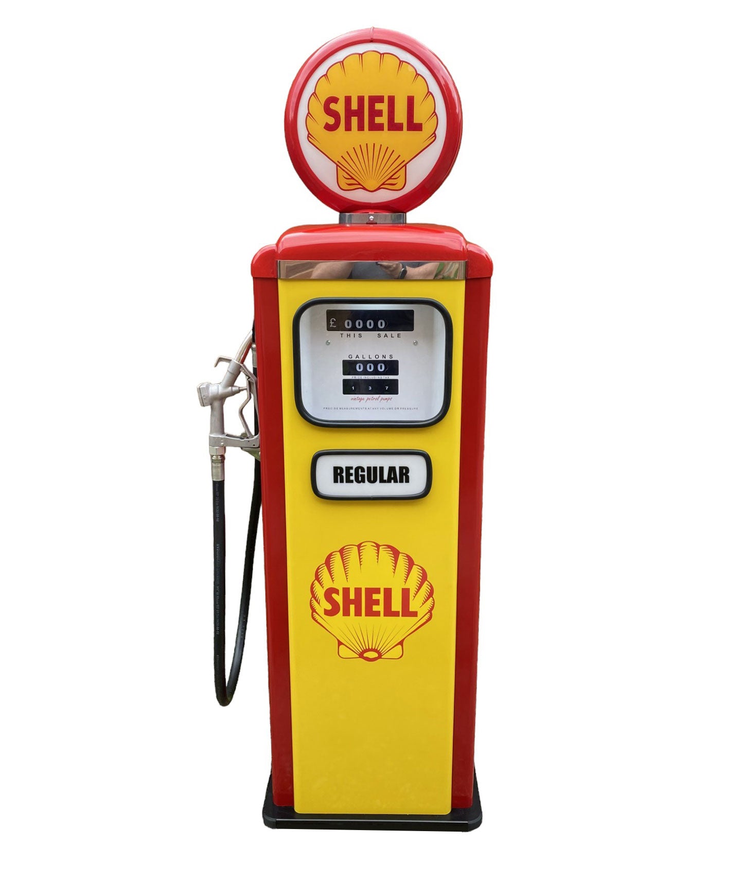 Shell  Front Reproduction Vintage Petrol Pumps-Arts & Entertainment > Hobbies & Creative Arts > Collectibles > Vintage Advertisements-Retro Petrol Pumps