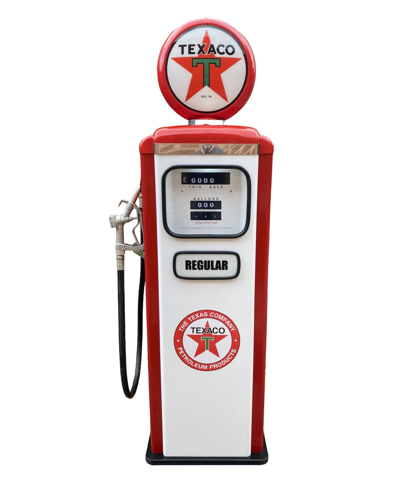 Texaco Front Reproduction Vintage Petrol Pumps-Arts & Entertainment > Hobbies & Creative Arts > Collectibles > Vintage Advertisements-Retro Petrol Pumps