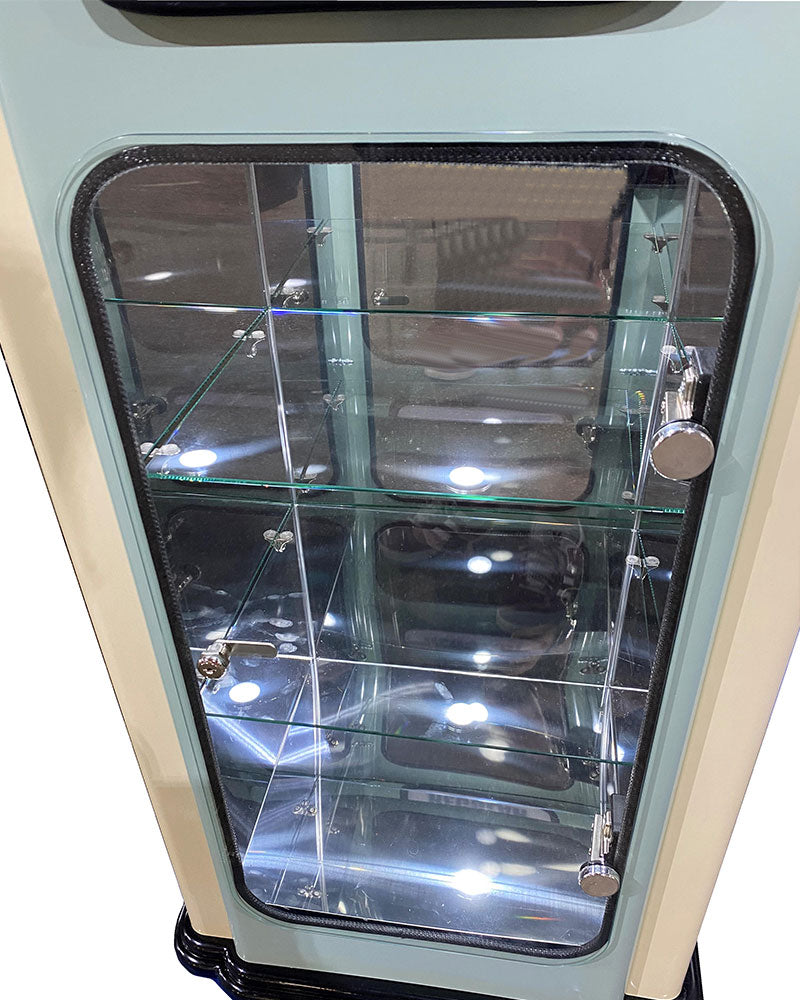 Reproduction Pump with Display Cabinet-Arts & Entertainment > Hobbies & Creative Arts > Collectibles > Vintage Advertisements-Retro Petrol Pumps