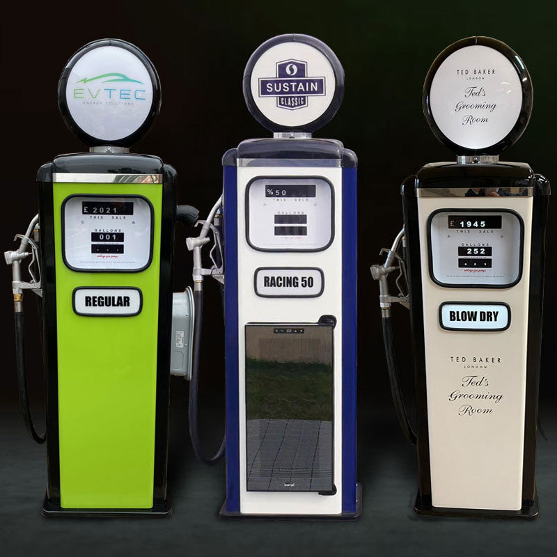 custom vintage petrol pumps