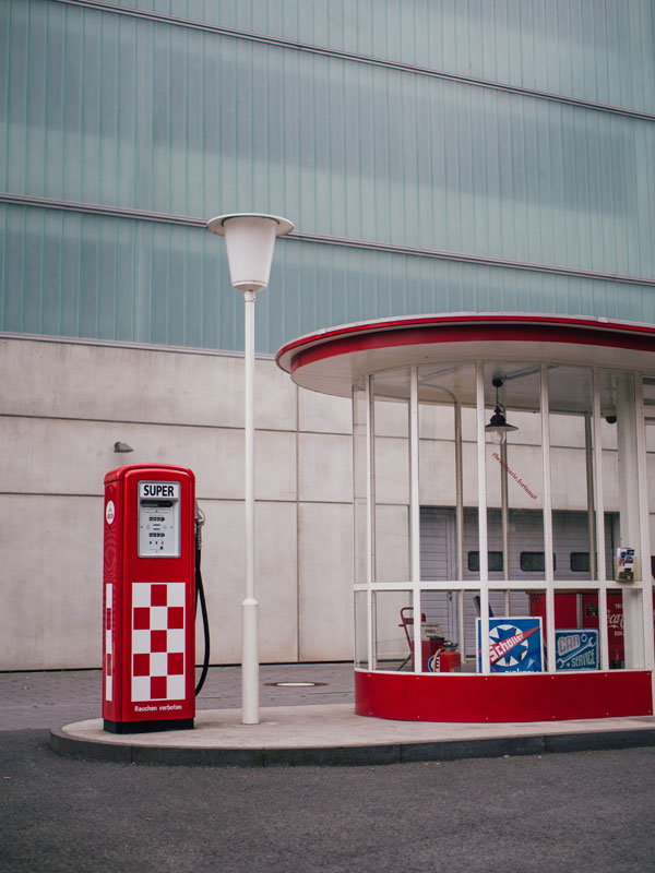automobile memorabilia gas station
