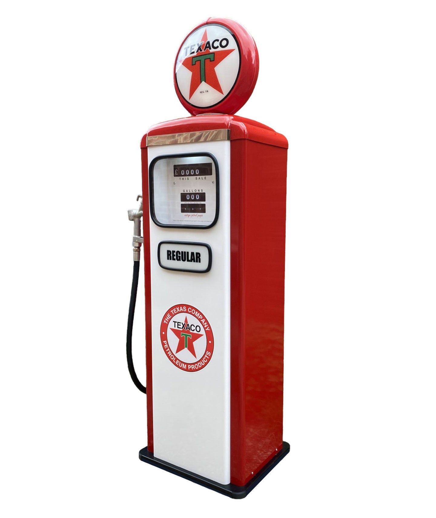 Texaco  reproduction petrol pump side1